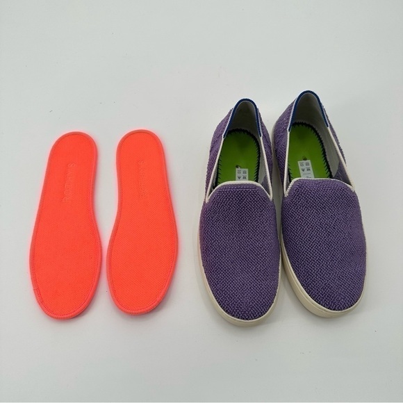 Rothy’s Amethyst Terry Slip On Sneakers Size 8.5 - Picture 5 of 8